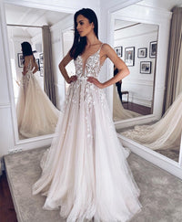 Women's White Evening Gown Wedding Dress